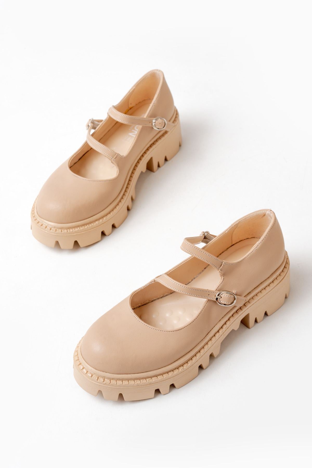 Ayakkabı Aşkı Nut Günlük Yüksek Tabanlı Loafer Ayakkabı