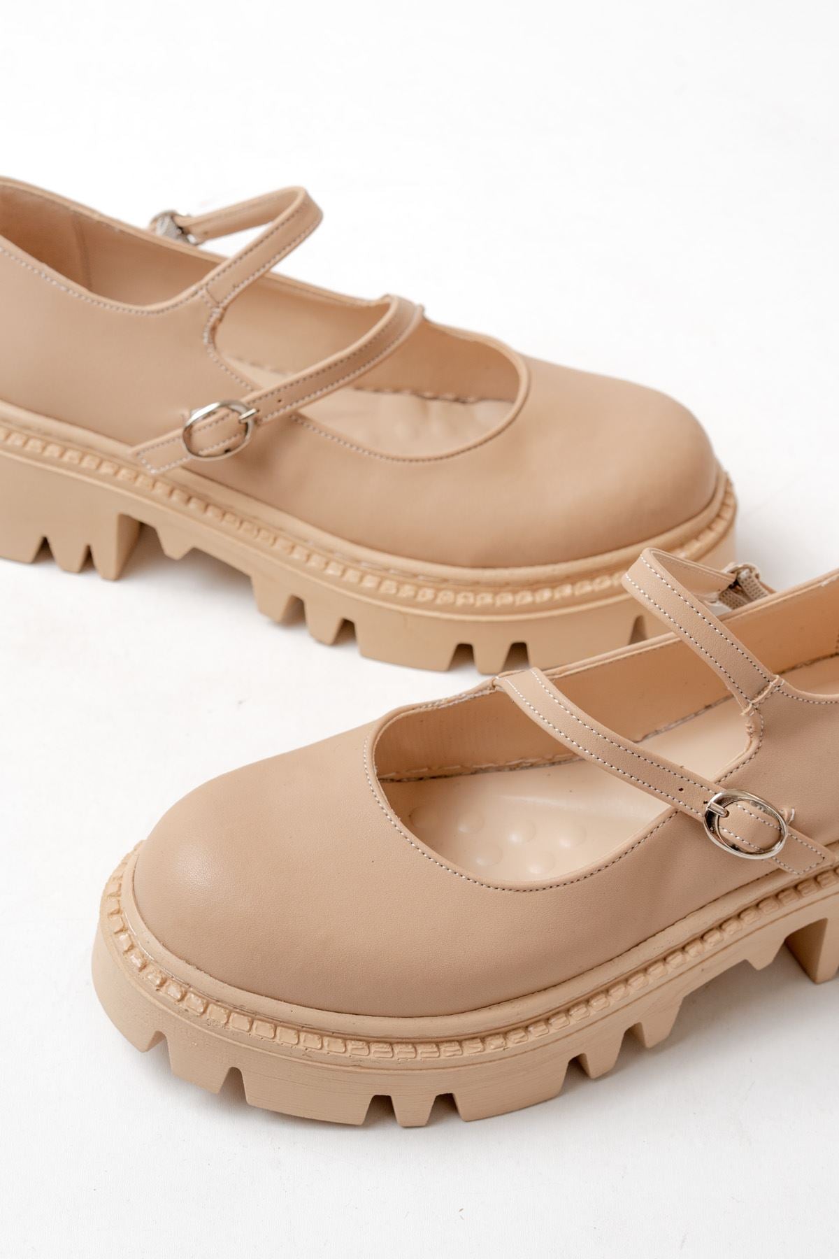 Ayakkabı Aşkı Nut Günlük Yüksek Tabanlı Loafer Ayakkabı