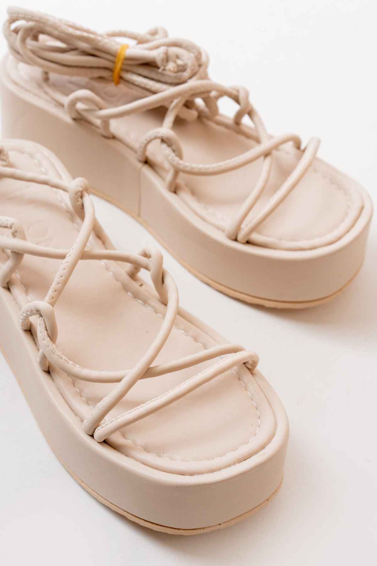 Ayakkabı Aşkı 861-1021 Nut Dolgu Kadın Sandalet