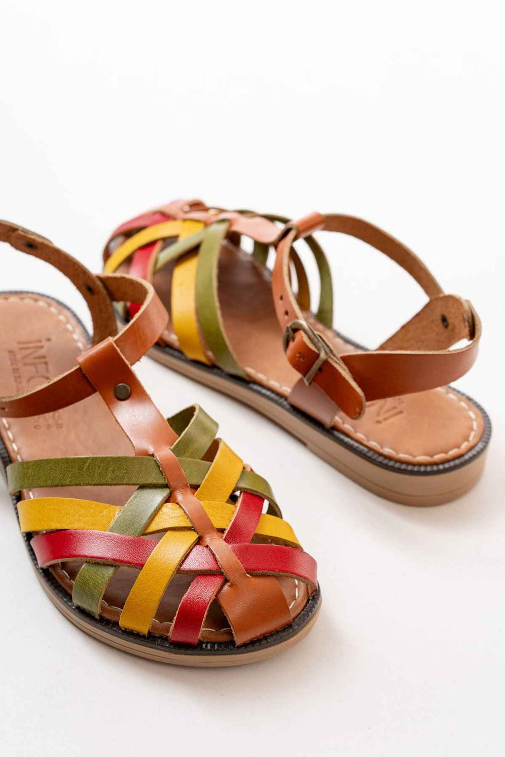 Ayakkabı Aşkı 205-02 Multi Ortopedik Hakiki Deri Kadın Sandalet