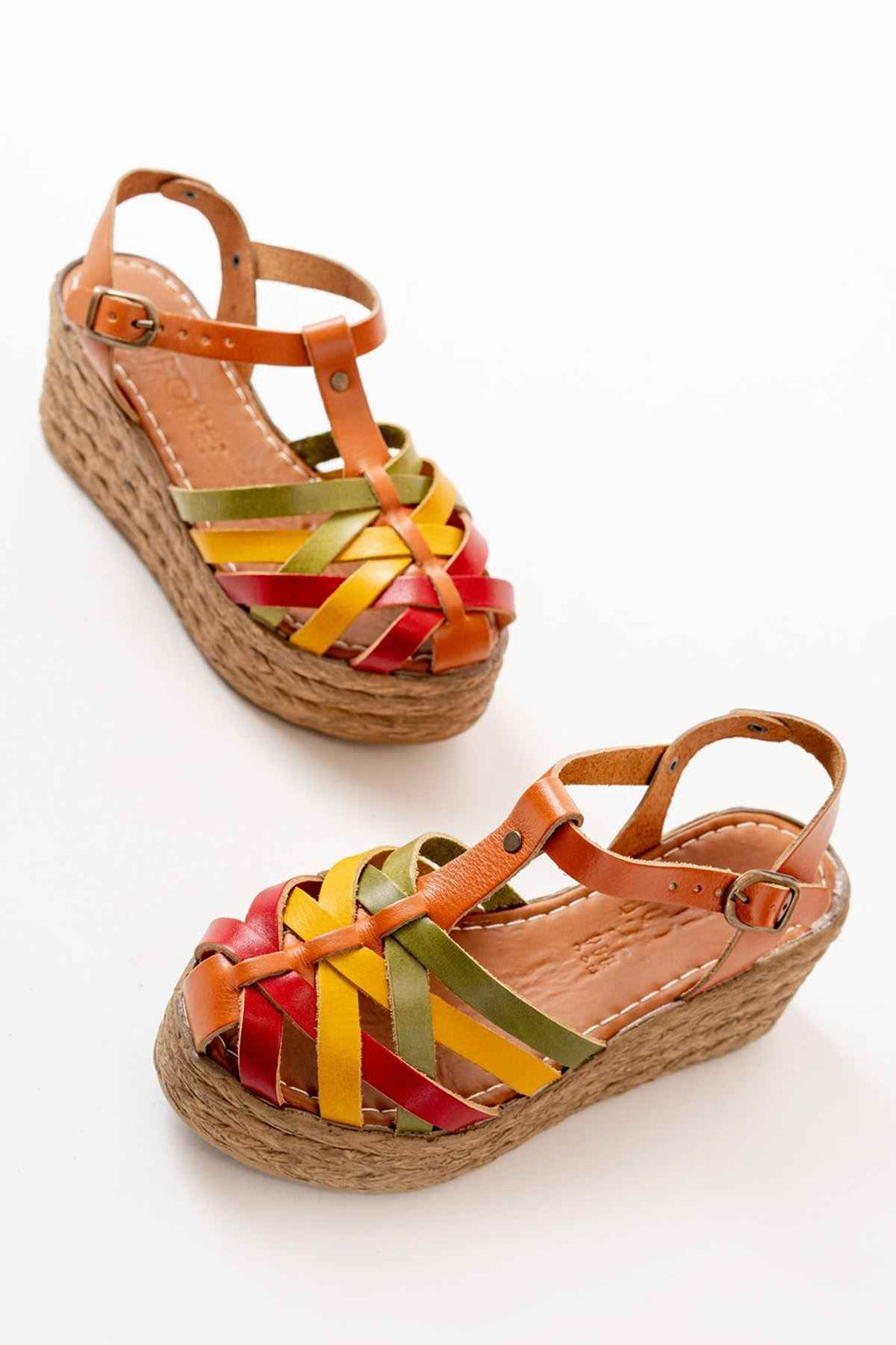 Ayakkabı Aşkı 684-02 Multi Ortopedik Hakiki Deri Dolgu Kadın Sandalet