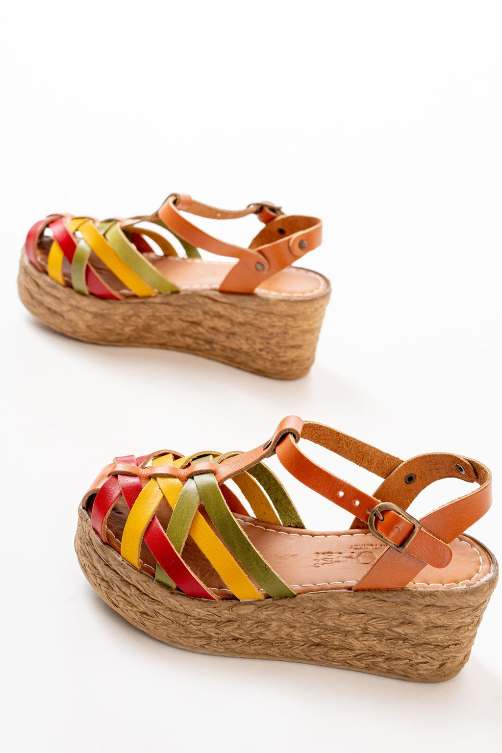 Ayakkabı Aşkı Multi Ortopedik Hakiki Deri Dolgu Kadın Sandalet - Ayakkabı Aşkı