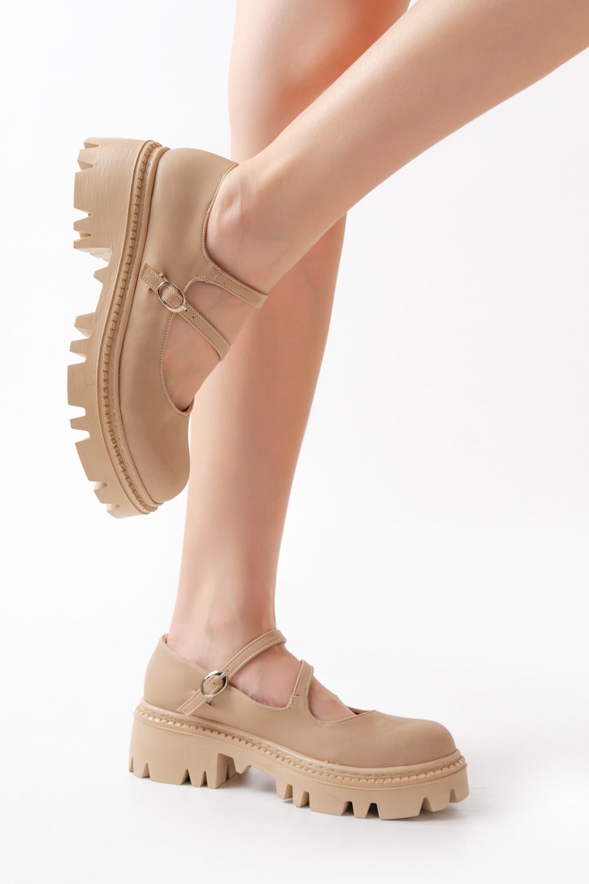 Ayakkabı Aşkı Nut Günlük Yüksek Tabanlı Loafer Ayakkabı - Ayakkabı Aşkı