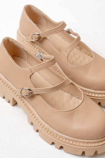 Ayakkabı Aşkı Nut Günlük Yüksek Tabanlı Loafer Ayakkabı