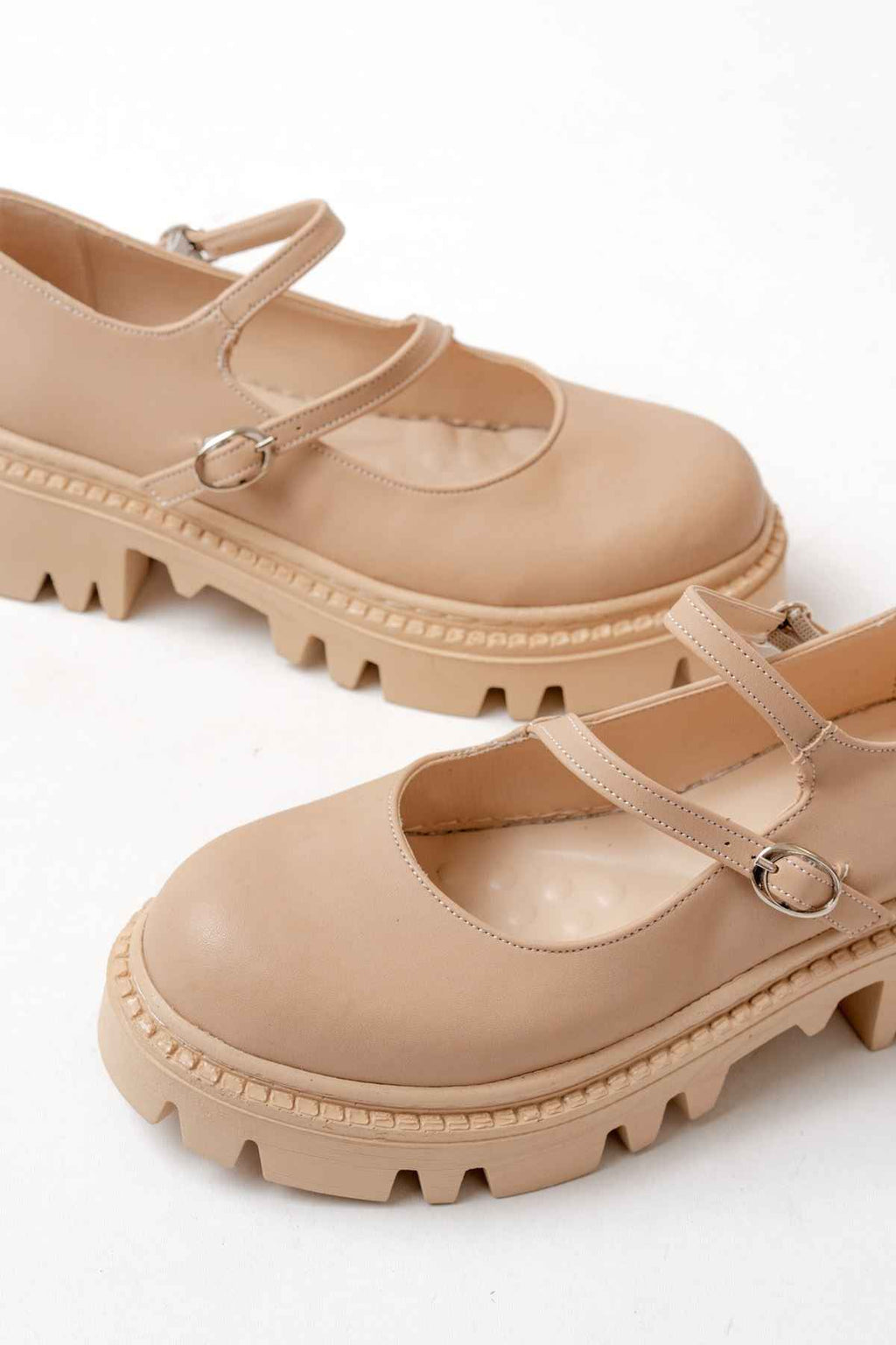 Ayakkabı Aşkı 868-756 Nut Günlük Yüksek Tabanlı Loafer Ayakkabı