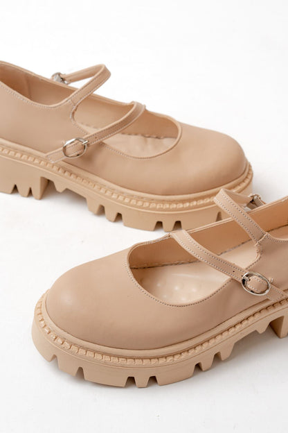 Ayakkabı Aşkı Nut Günlük Yüksek Tabanlı Loafer Ayakkabı