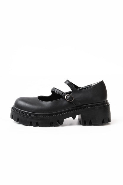 Ayakkabı Aşkı Siyah Günlük Yüksek Tabanlı Loafer Ayakkabı