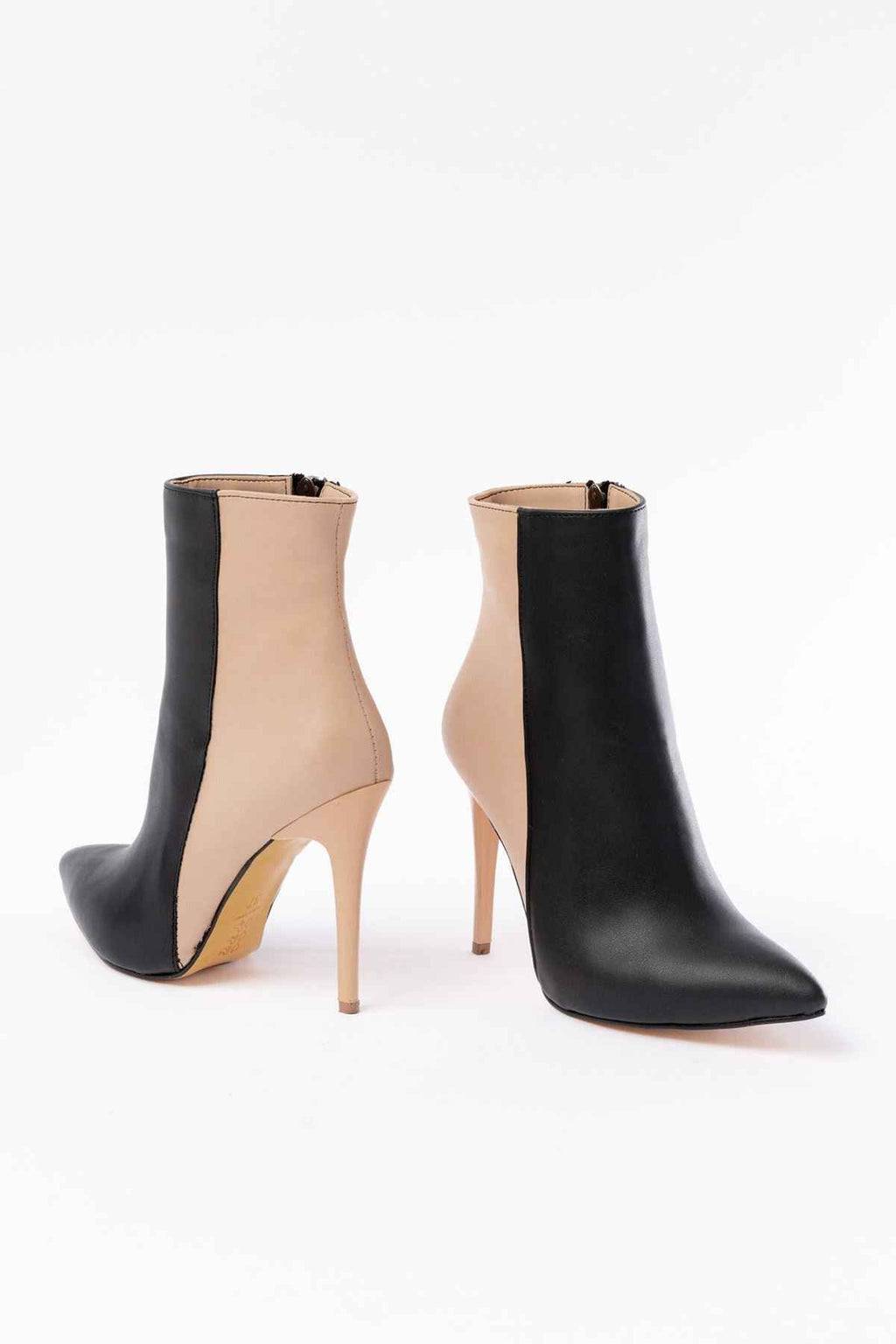 Ayakkabı Aşkı Ls-216 Siyah Yüksek Ince Topuklu Fermuarlı Kadın Bot