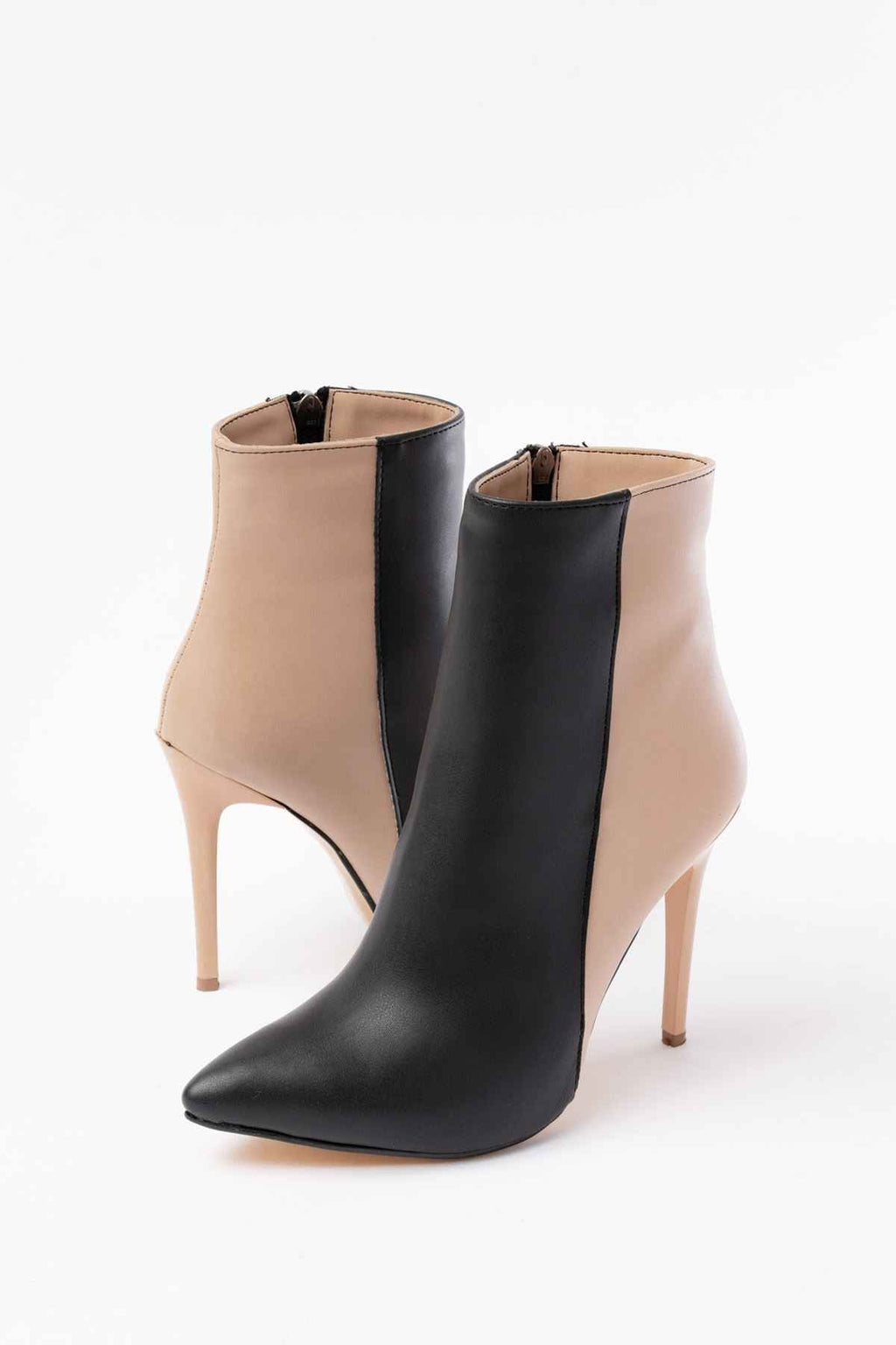 Ayakkabı Aşkı Ls-216 Siyah Yüksek Ince Topuklu Fermuarlı Kadın Bot