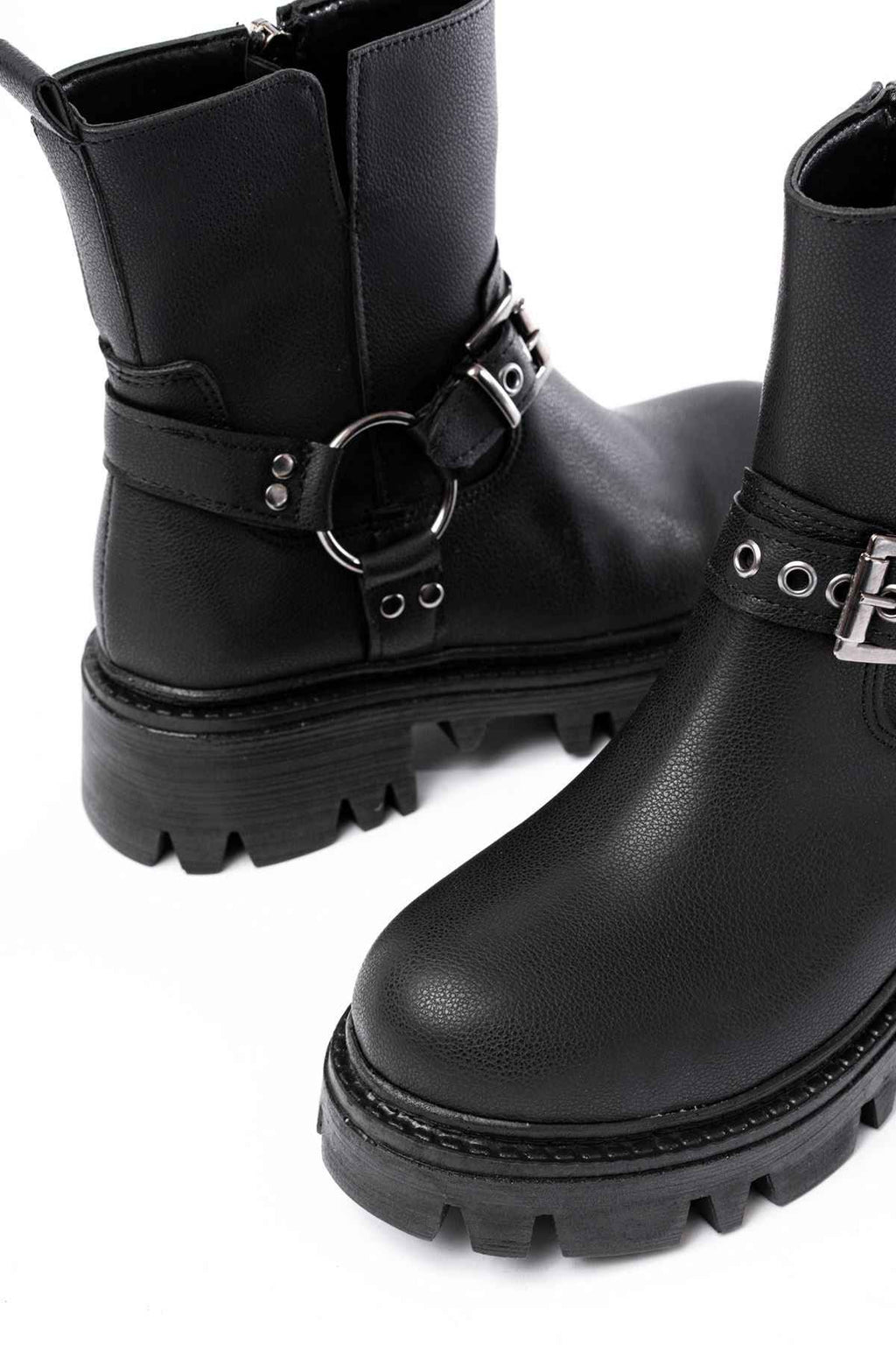 Ayakkabı Aşkı 868-2015 Siyah Fermuarlı Günlük Kadın Bot