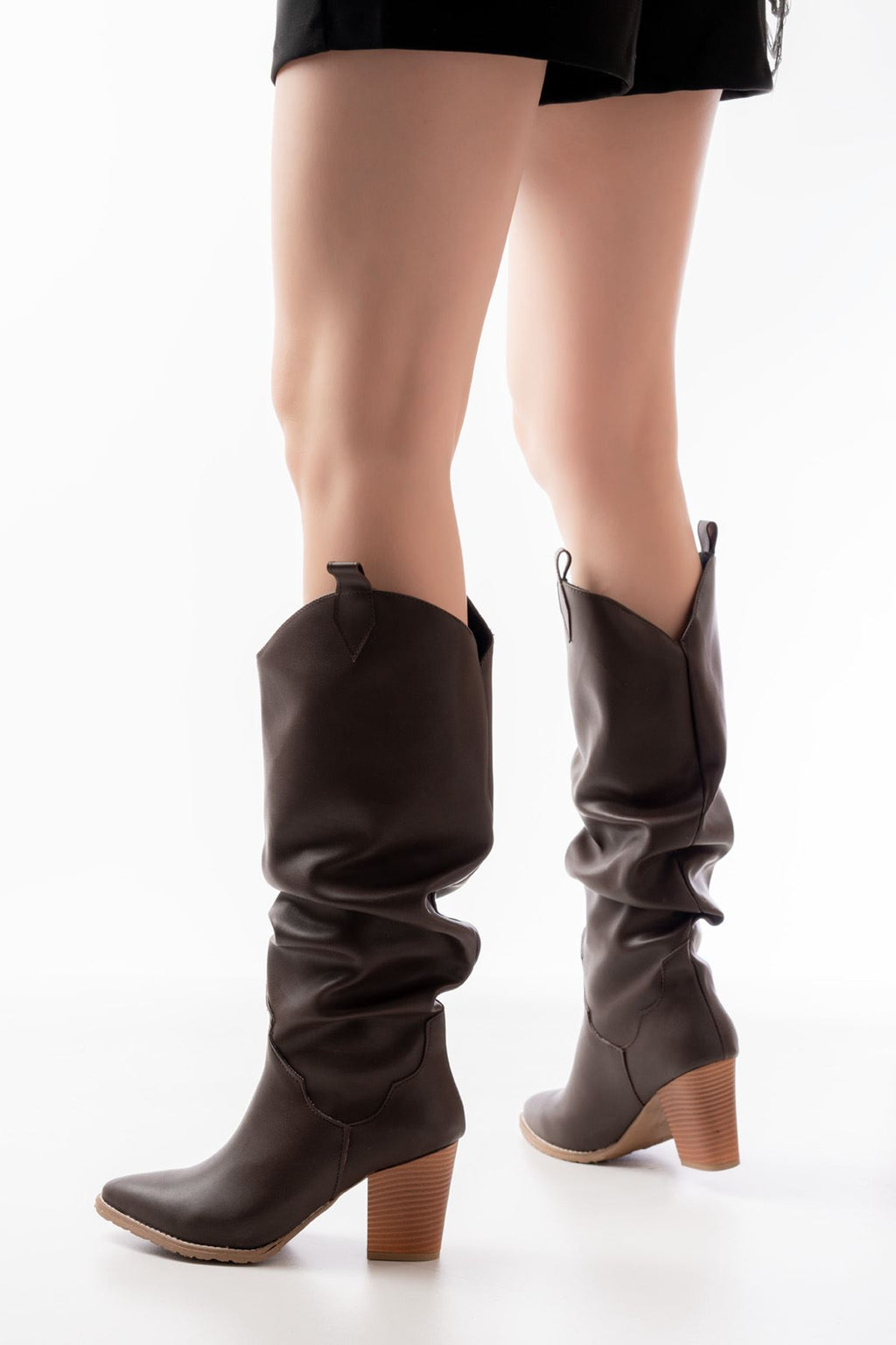 Ayakkabı Aşkı Kahverengi Günlük Kadın Çizme - Ayakkabı Aşkı