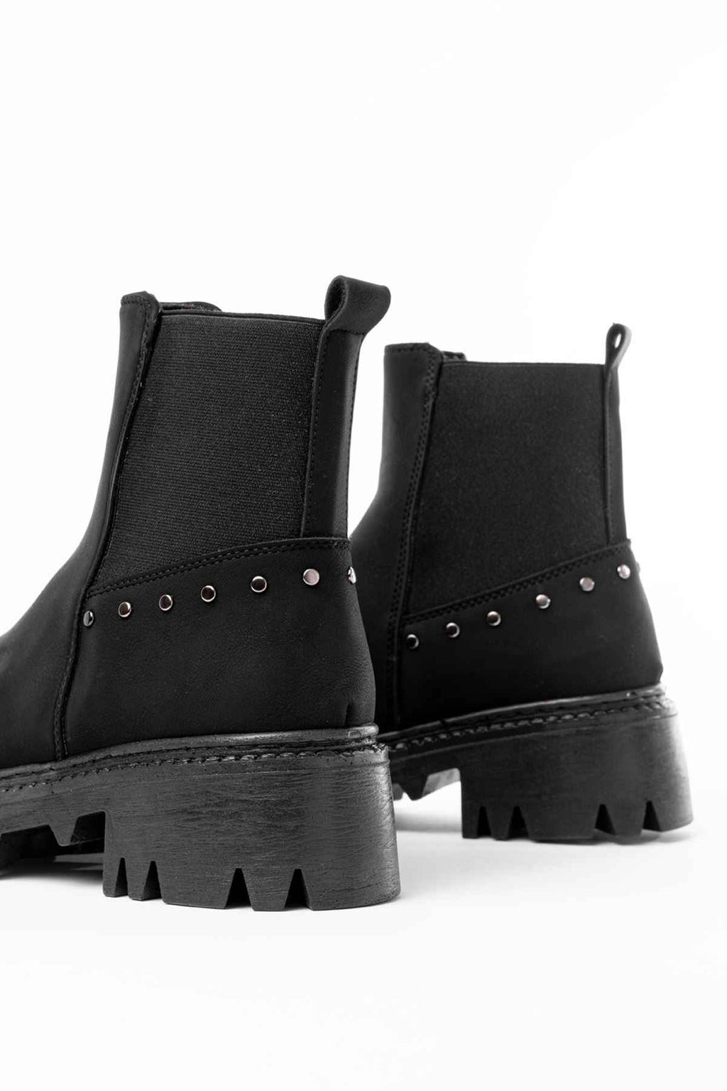 Ayakkabı Aşkı 868-2005 Siyah Zümrüt Lastikli Günlük Kadın Bot