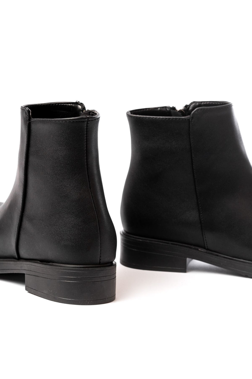 Ayakkabı Aşkı Siyah Fermuarlı Günlük Kadın Bot