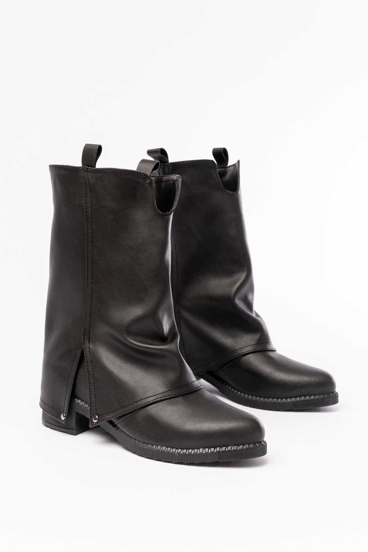 270-3045 Siyah Günlük Kadın Bot - Siyah