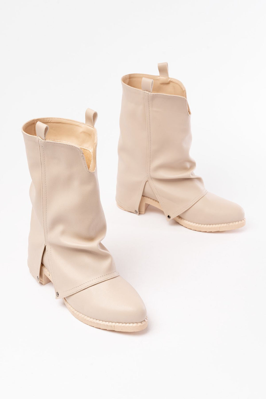 Ayakkabı Aşkı Bej Günlük Kadın Bot - Ayakkabı Aşkı