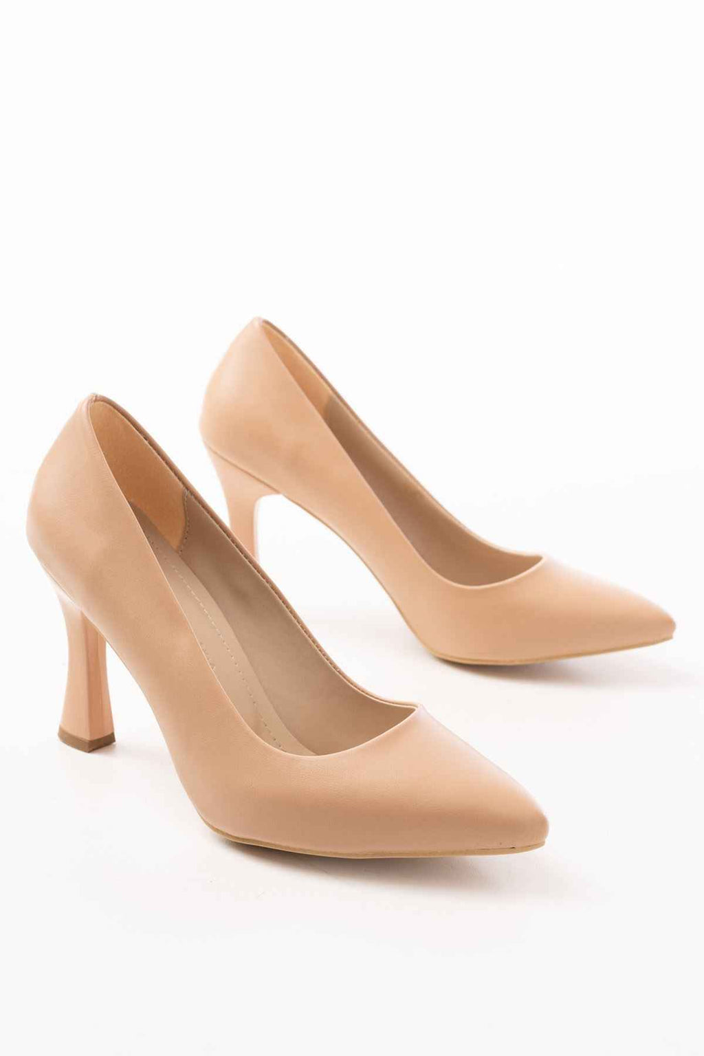 Ayakkabı Aşkı St-001 Nut Günlük 9 Cm Topuklu Bayan Stiletto Ayakkabı