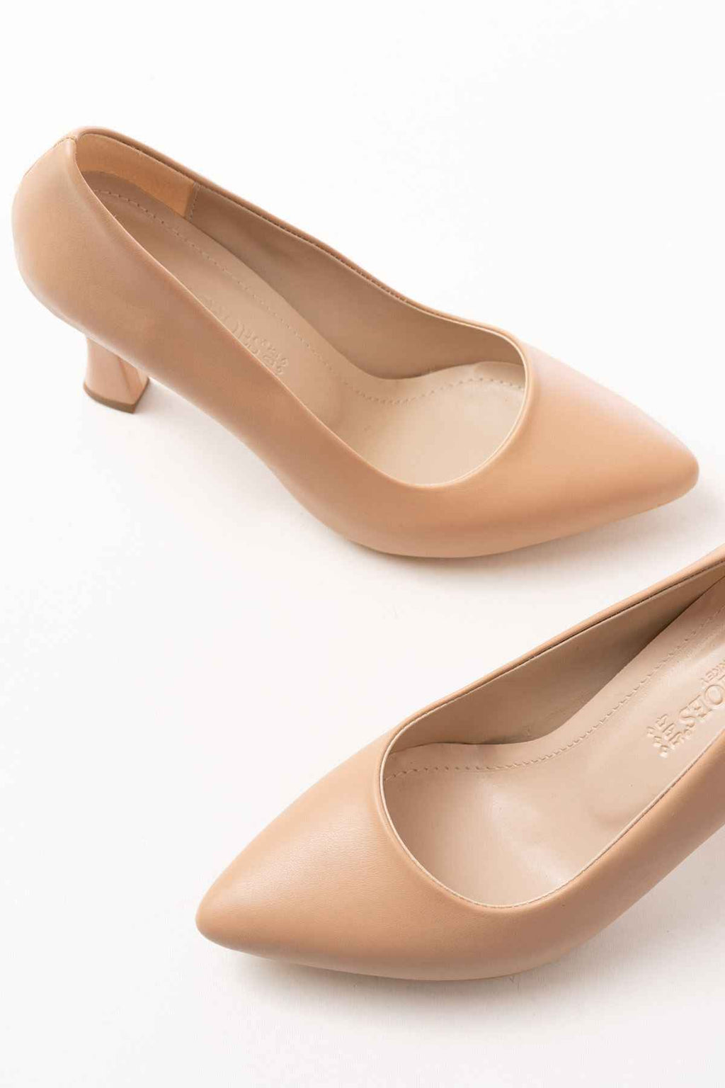 Ayakkabı Aşkı St-001 Nut Günlük 9 Cm Topuklu Bayan Stiletto Ayakkabı