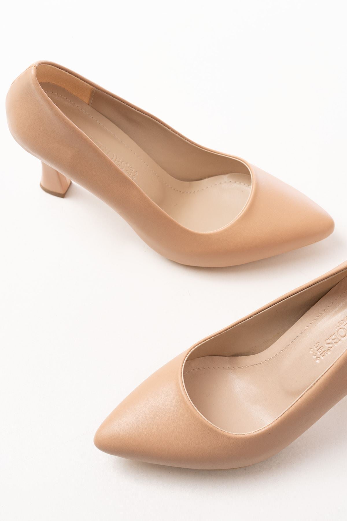 Ayakkabı Aşkı Nut Günlük 9 cm Topuklu Bayan Stiletto Ayakkabı - Ayakkabı Aşkı