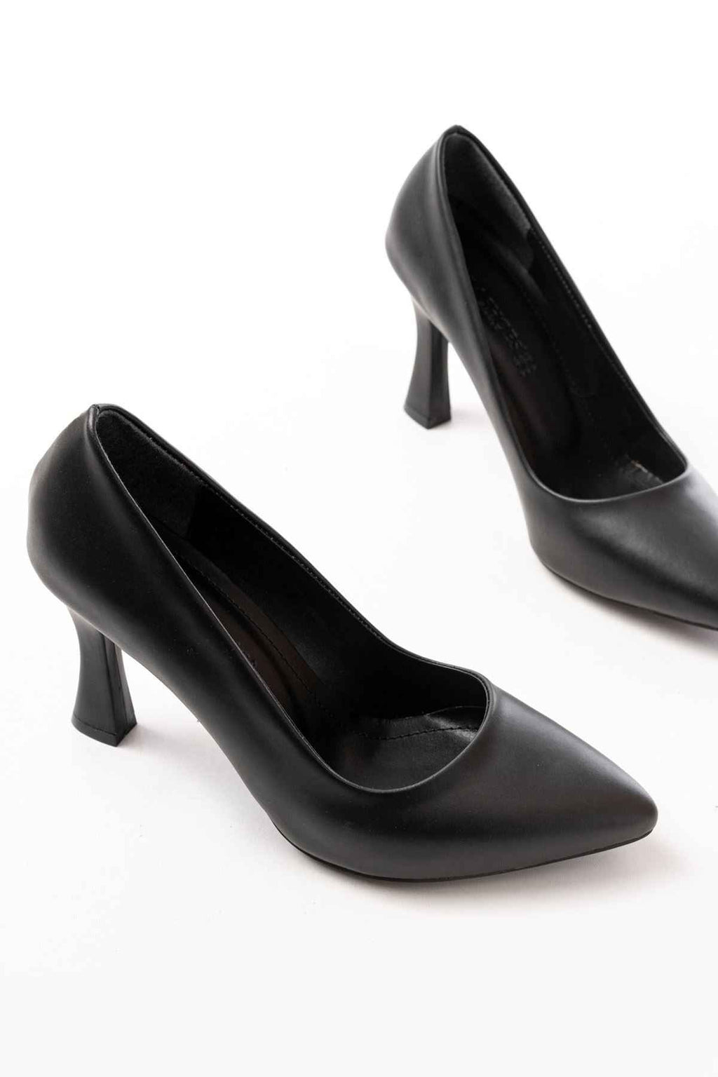 Ayakkabı Aşkı St-001 Siyah Günlük 9 Cm Topuklu Bayan Stiletto Ayakkabı