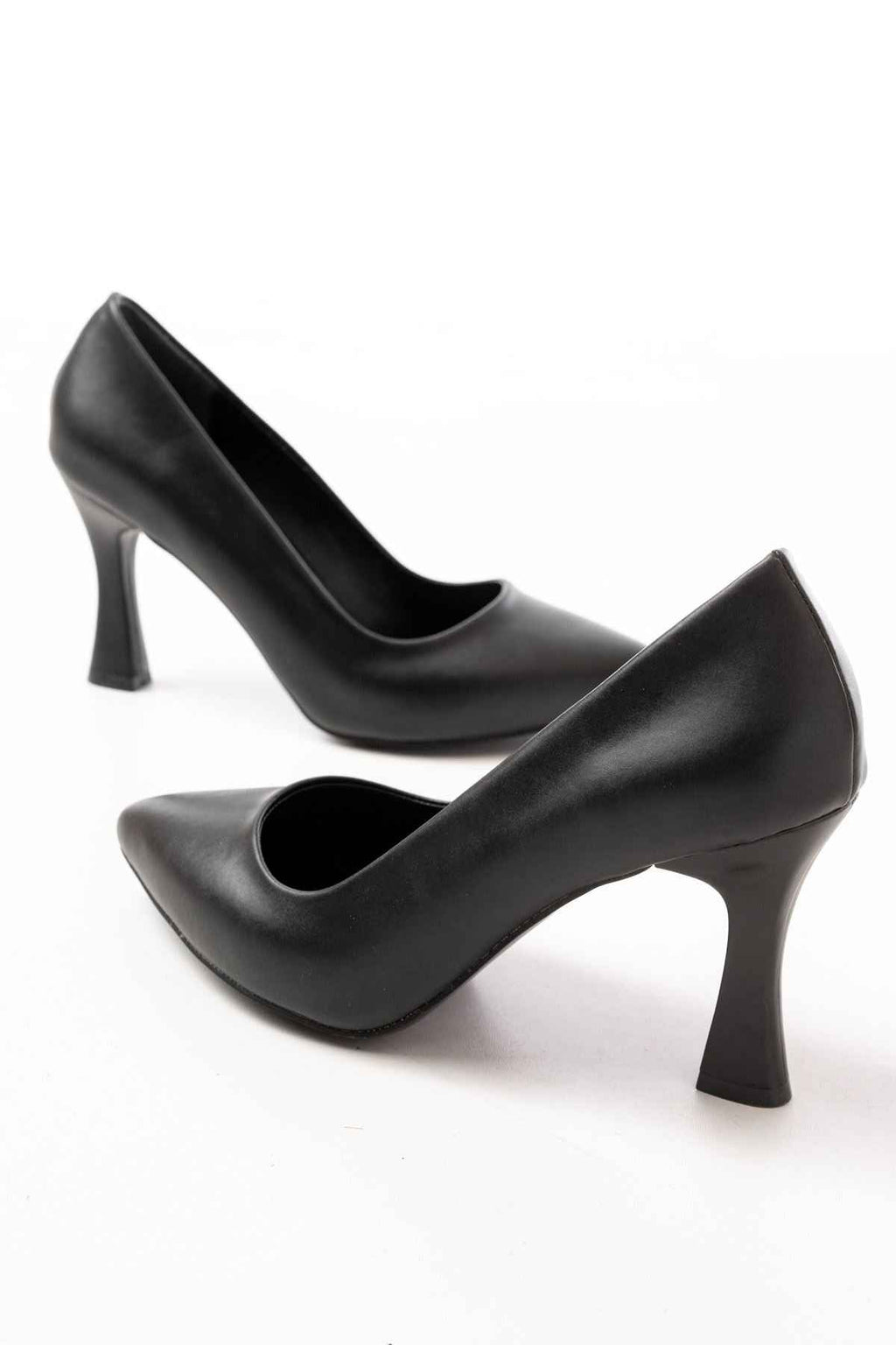 Ayakkabı Aşkı St-001 Siyah Günlük 9 Cm Topuklu Bayan Stiletto Ayakkabı