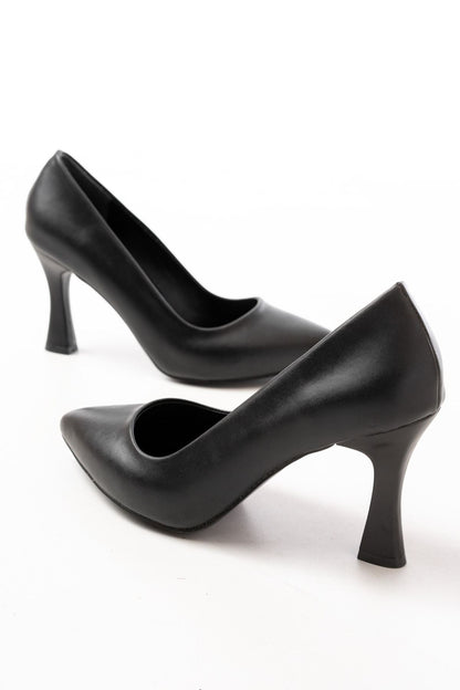 Ayakkabı Aşkı Siyah Günlük 9 cm Topuklu Bayan Stiletto Ayakkabı
