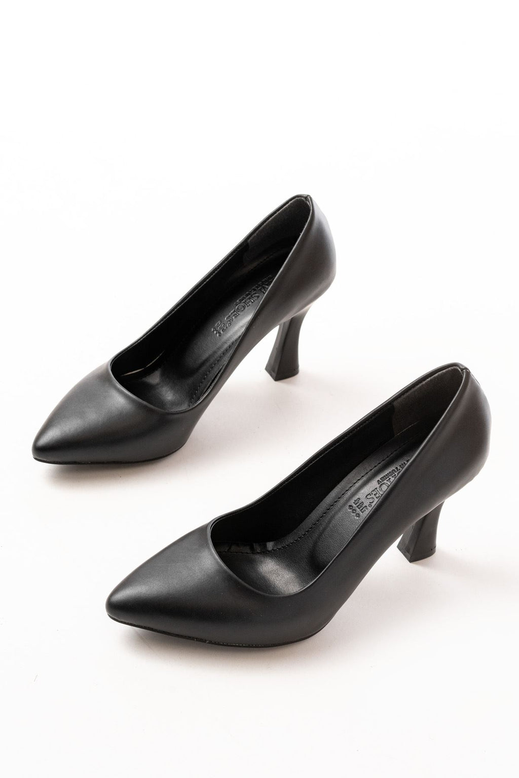 Ayakkabı Aşkı Siyah Günlük 9 cm Topuklu Bayan Stiletto Ayakkabı