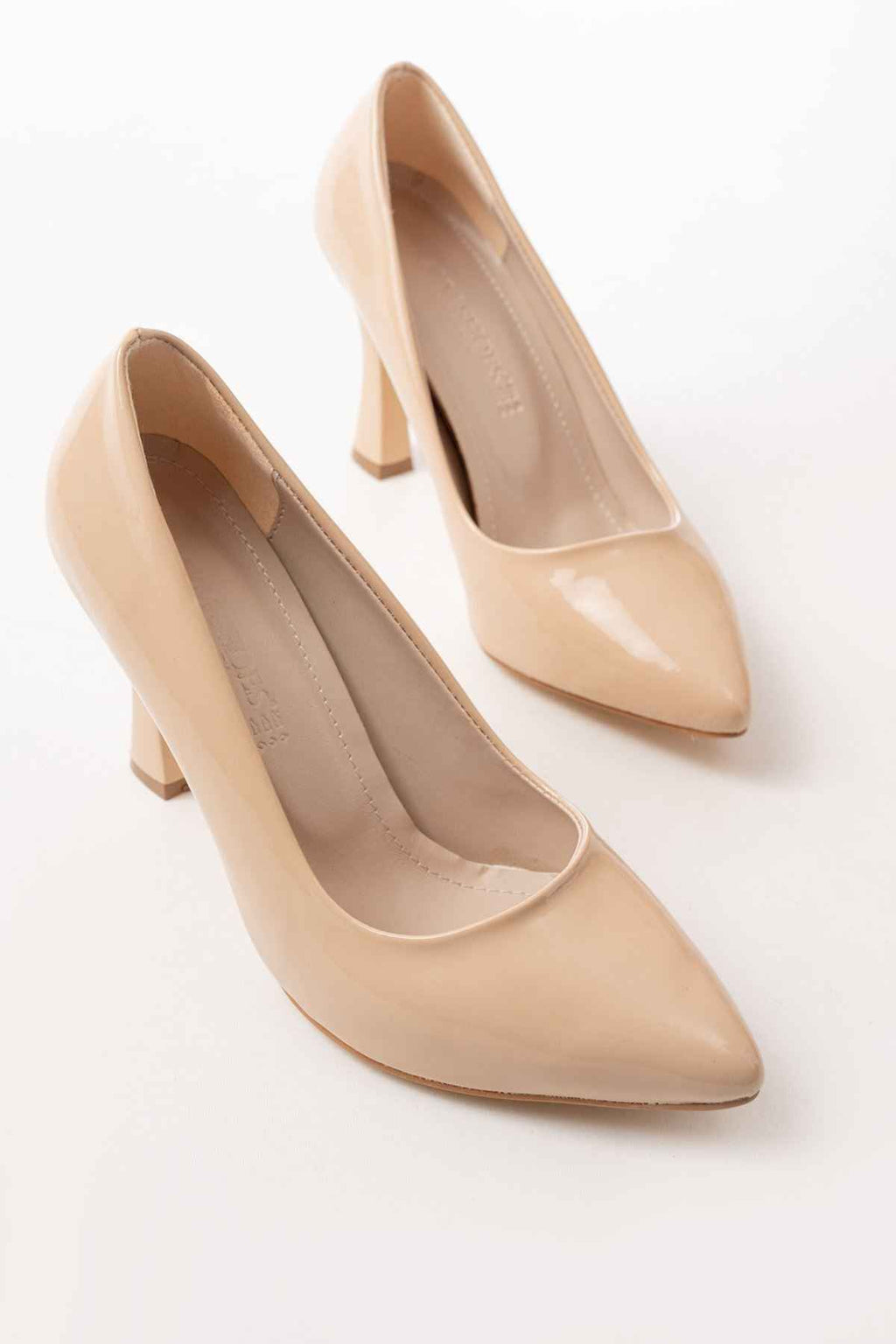 Ayakkabı Aşkı St-001 Nut Rugan Günlük 9 Cm Topuklu Bayan Stiletto Ayakkabı