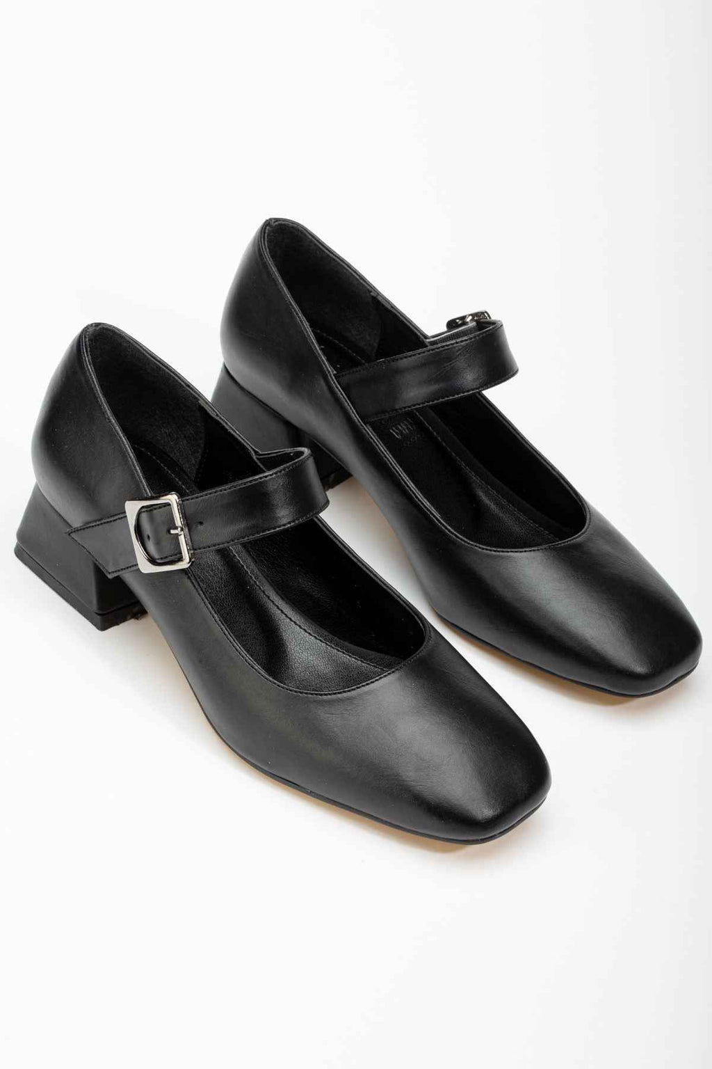 Ayakkabı Aşkı St-006 Siyah Günlük 4 Cm Topuklu Bayan Ayakkabı