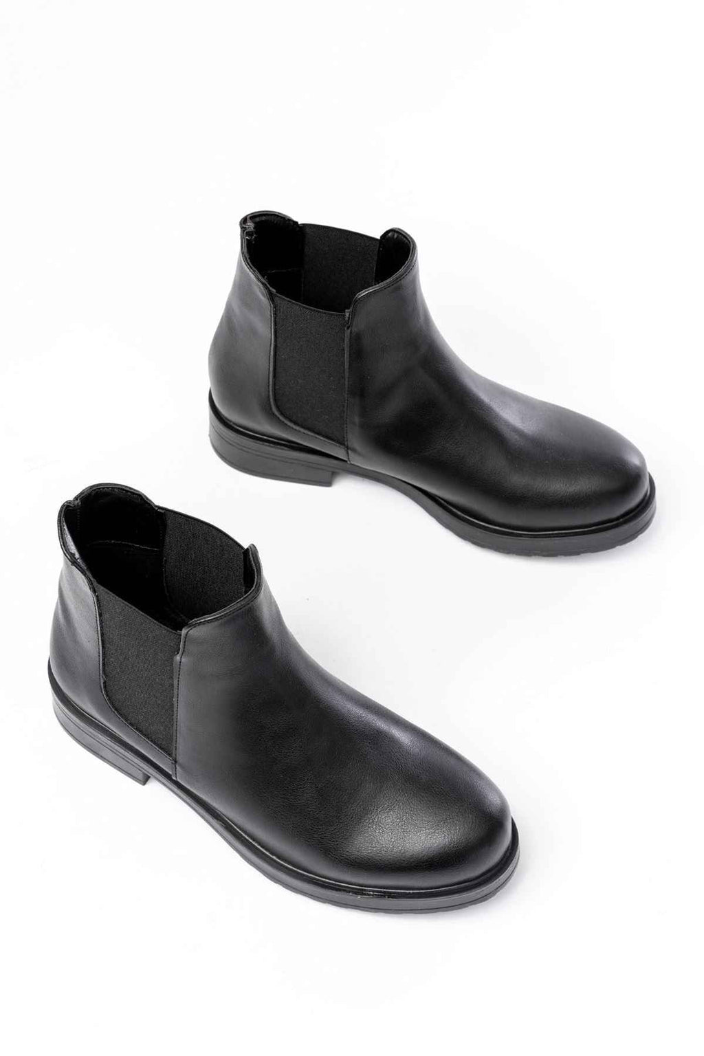 Ayakkabı Aşkı 165-230 Siyah Lastikli Günlük Kadın Bot