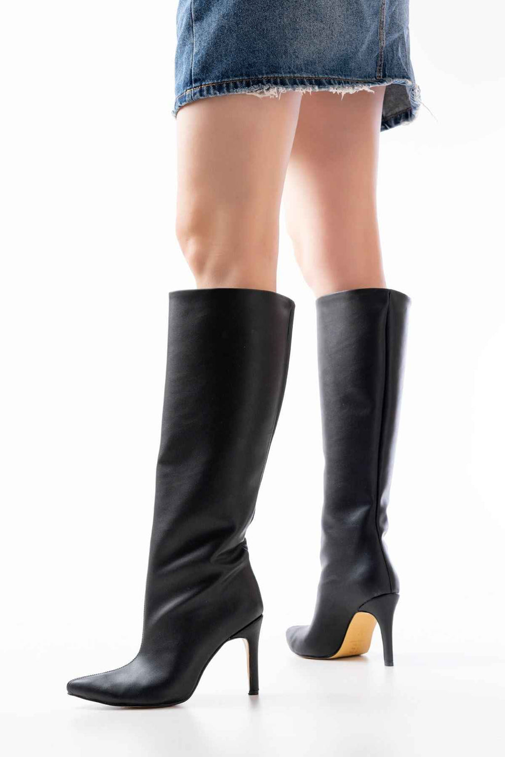 Ayakkabı Aşkı Syt-2004 Siyah Günlük Bayan Çizme