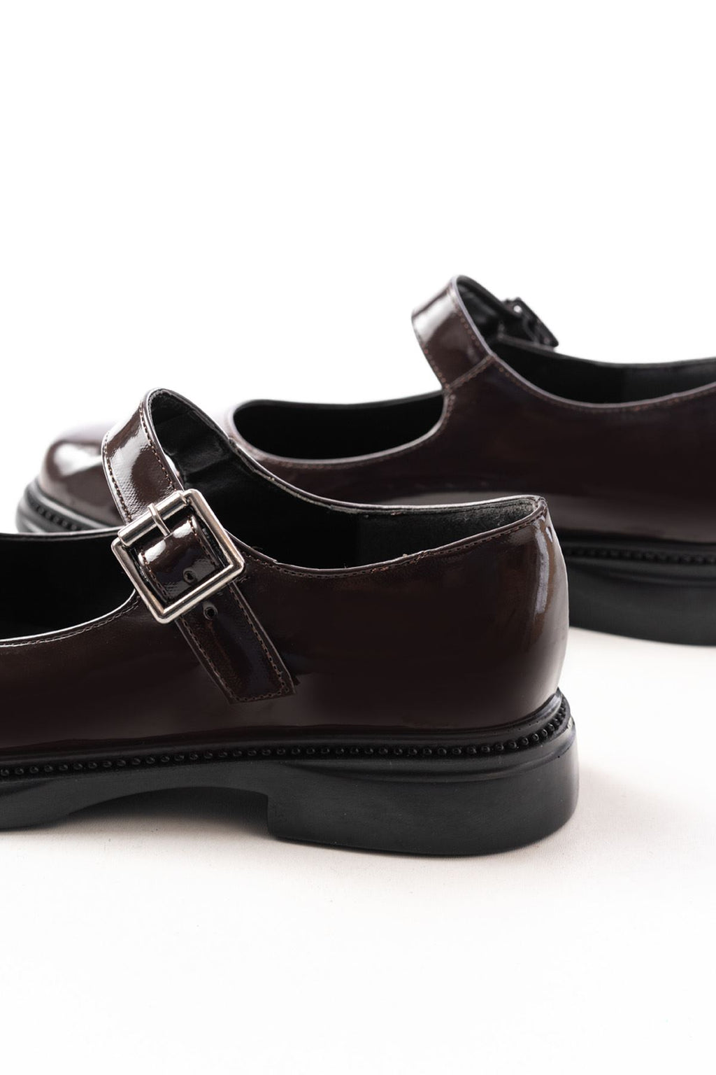 Ayakkabı Aşkı Kahve Rugan Günlük Bayan Ayakkabı - Ayakkabı Aşkı