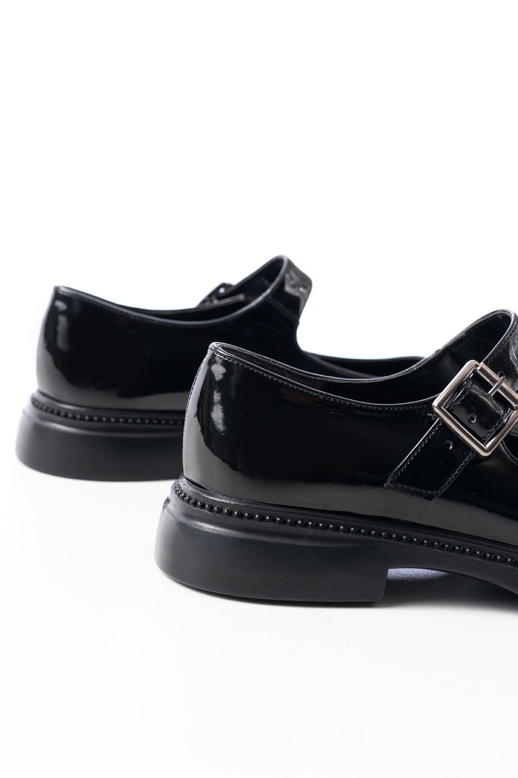 Ayakkabı Aşkı Siyah Rugan Günlük Bayan Ayakkabı