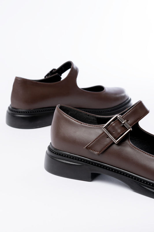 Ayakkabı Aşkı Kahve Günlük Bayan Ayakkabı