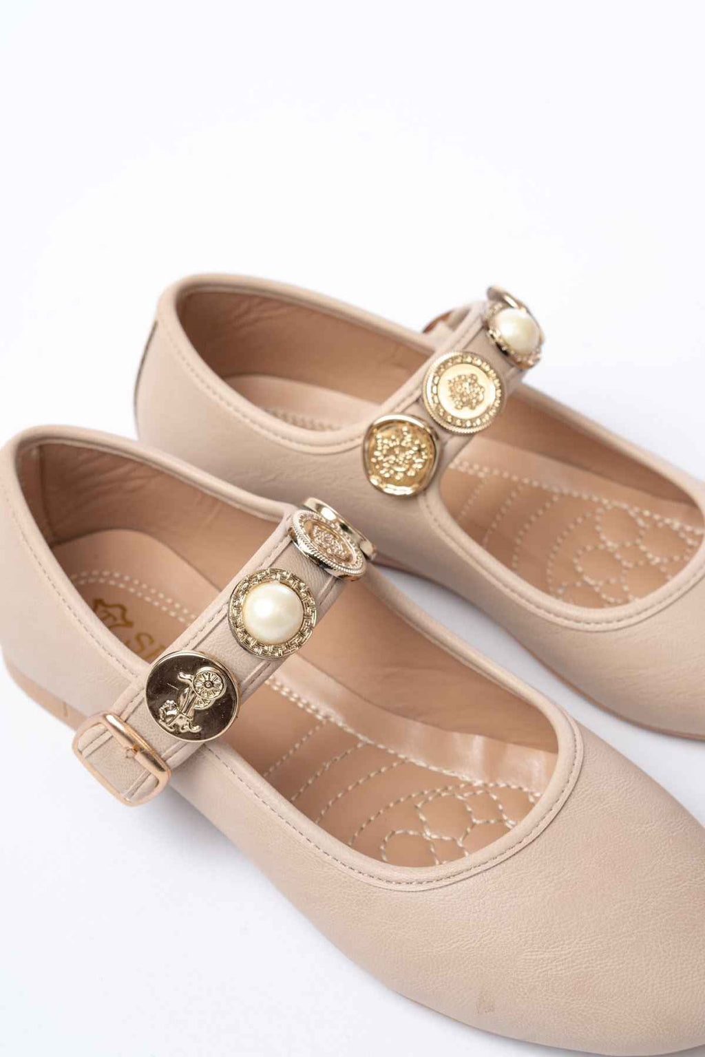 Ayakkabı Aşkı Inf-6363  Nut Baret Tokalı Günlük Bayan Ayakkabı