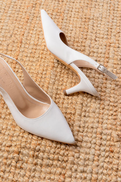 Ayakkabı Aşkı Beyaz Günlük 7 cm Topuklu Kadın Ayakkabı
