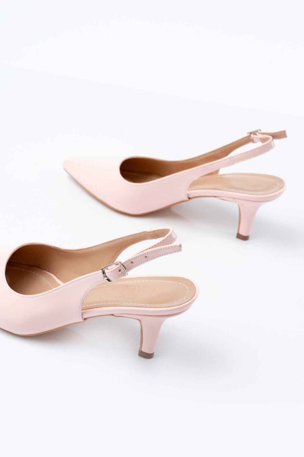 Ayakkabı Aşkı St-1152 Pembe Rugan Günlük 7 Cm Topuklu Kadın Ayakkabı