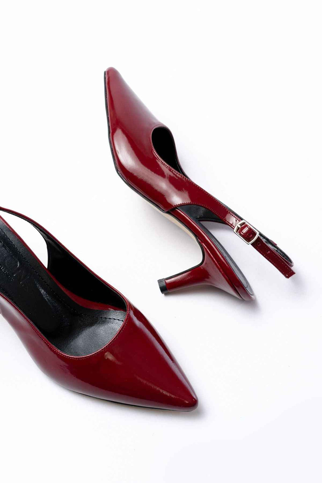 Ayakkabı Aşkı St-1152 Bordo Rugan Günlük 7 Cm Topuklu Kadın Ayakkabı