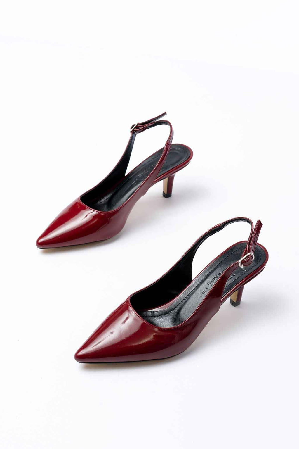 Ayakkabı Aşkı St-1152 Bordo Rugan Günlük 7 Cm Topuklu Kadın Ayakkabı