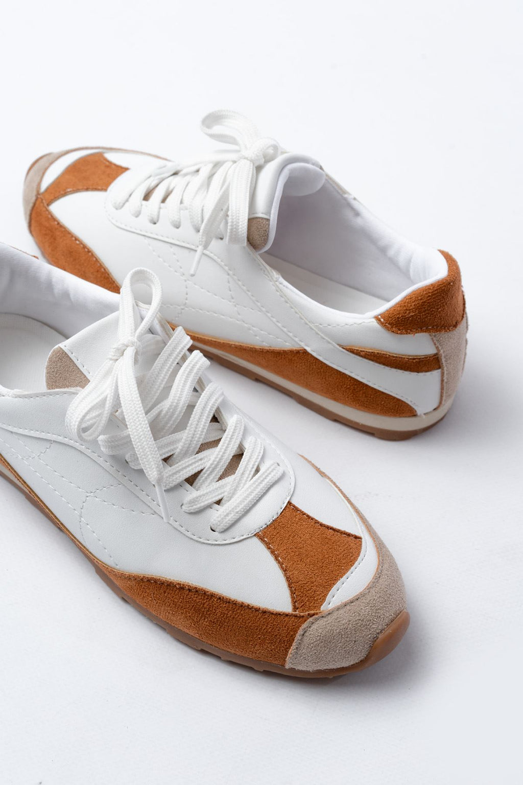 Ayakkabı Aşkı Taba Garni İnce Taban Günlük Spor Ayakkabı