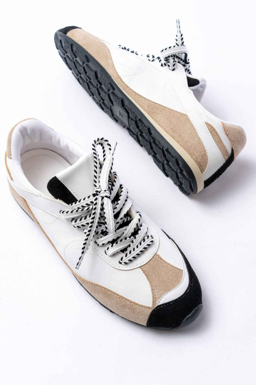 Ayakkabı Aşkı Rs-02 Beyaz Garni Ince Taban Günlük Spor Ayakkabı