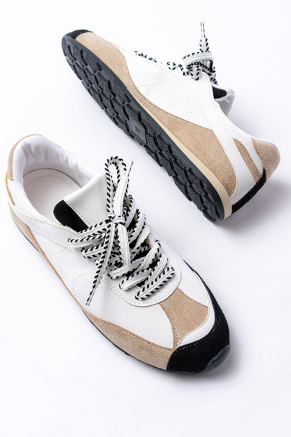 Ayakkabı Aşkı Beyaz Garni İnce Taban Günlük Spor Ayakkabı