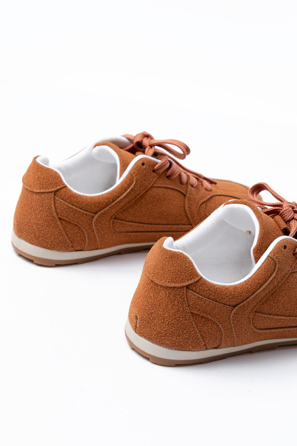 Ayakkabı Aşkı Taba Süet İnce Taban Günlük Spor Ayakkabı