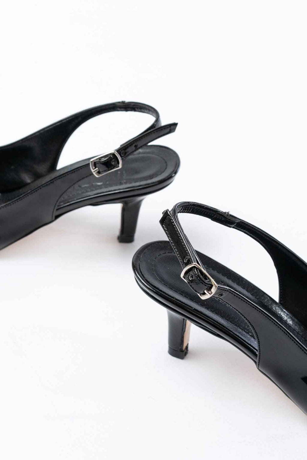 Ayakkabı Aşkı St-1152 Siyah Rugan Günlük 7 Cm Topuklu Kadın Ayakkabı