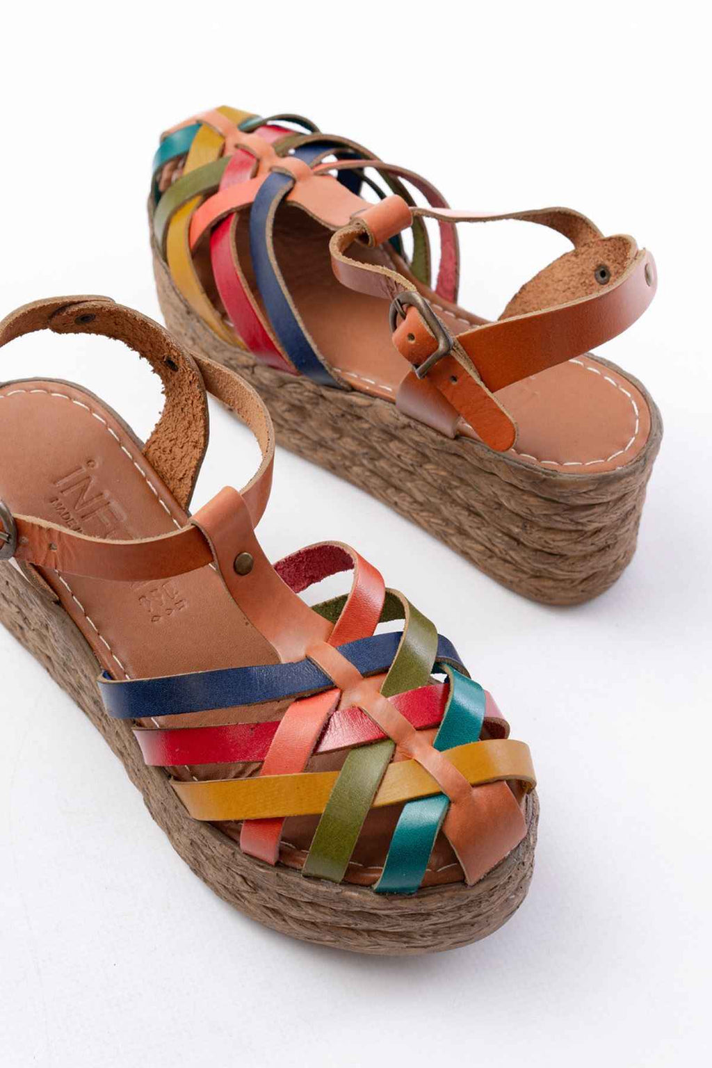 Ayakkabı Aşkı 684-02 Taba Multi Ortopedik Hakiki Deri Dolgu Kadın Sandalet