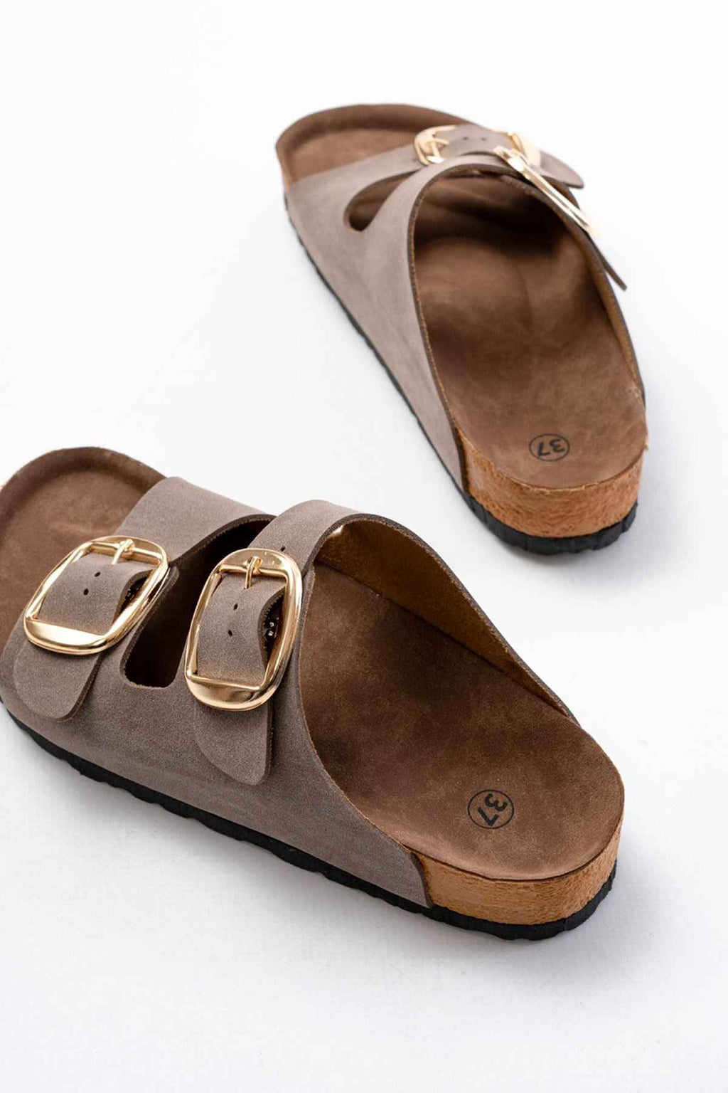 Ayakkabı Aşkı P-101 Vizon Günlük  Kadın Terlik