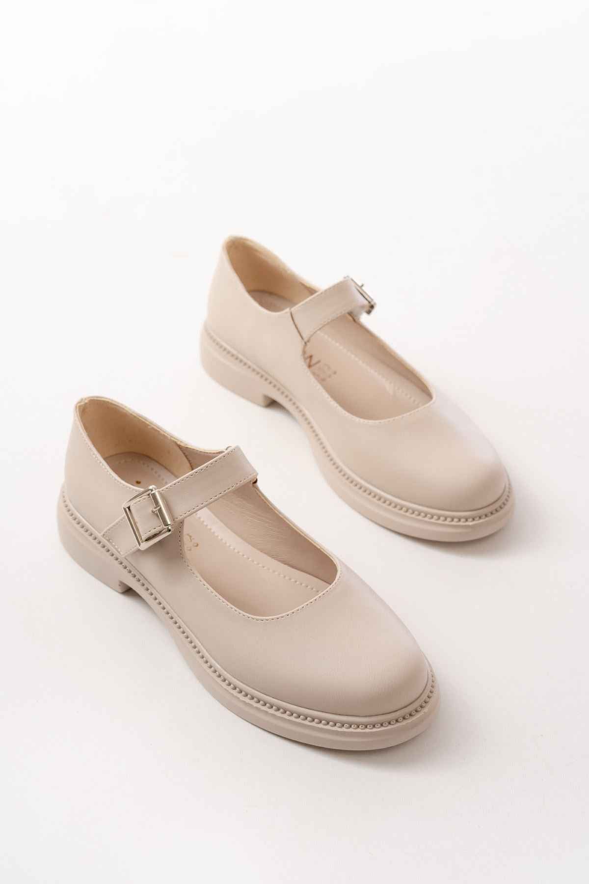 Ayakkabı Aşkı Ysn-4444 Bej Günlük Bayan Ayakkabı
