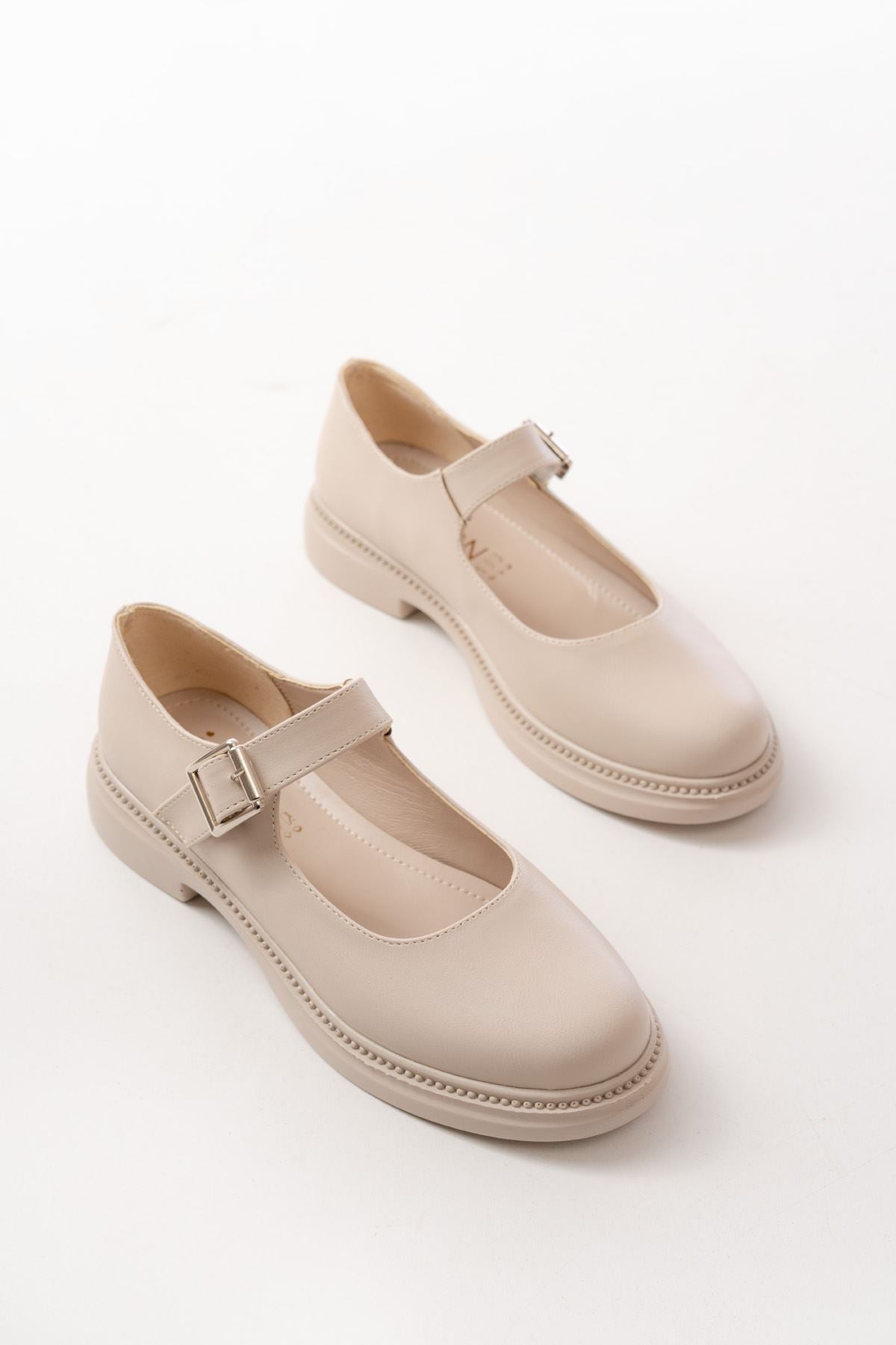 Ayakkabı Aşkı Bej Günlük Bayan Ayakkabı