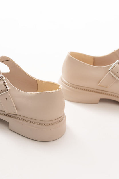 Ayakkabı Aşkı Bej Günlük Bayan Ayakkabı