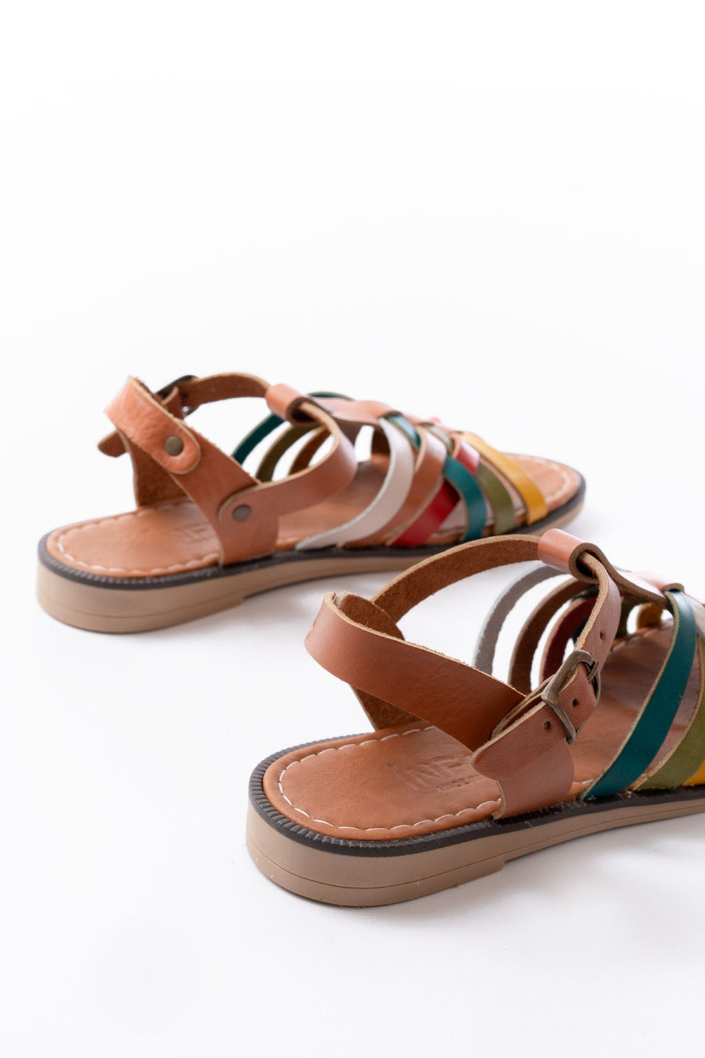 Ayakkabı Aşkı Multi Hakiki Deri Ortopedik Taban Kadın Sandalet - Ayakkabı Aşkı