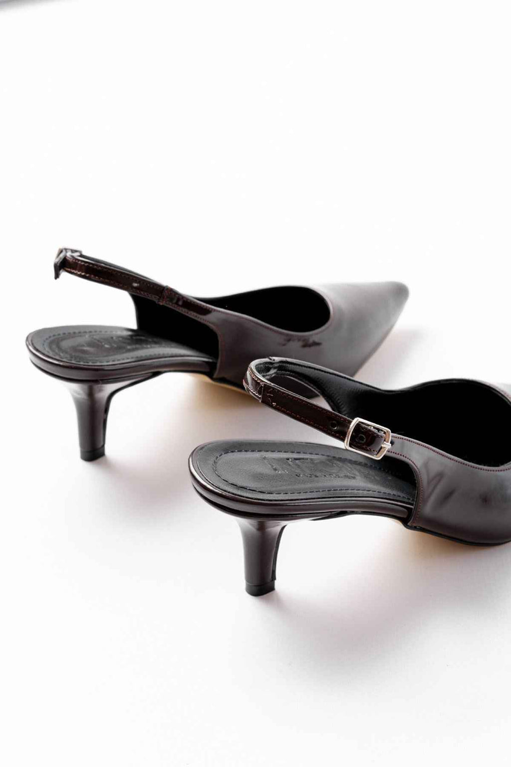 Ayakkabı Aşkı St-1152 Kahve Rugan Günlük 7 Cm Topuklu Kadın Ayakkabı